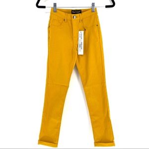 Like an Angel Yellow Gold Girl's Jeggings